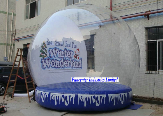 Diametro del globo gonfiabile della neve del paese delle meraviglie di inverno grande per gli spazi contenenti enormi
