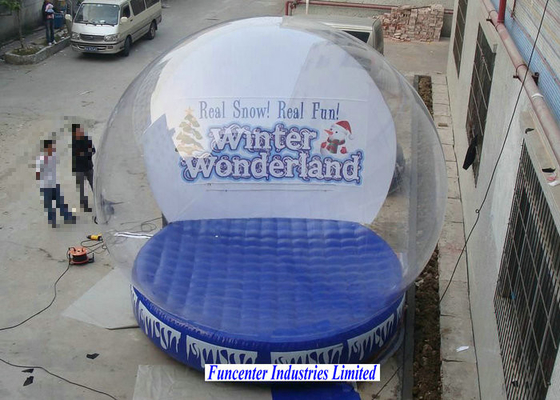 Diametro del globo gonfiabile della neve del paese delle meraviglie di inverno grande per gli spazi contenenti enormi