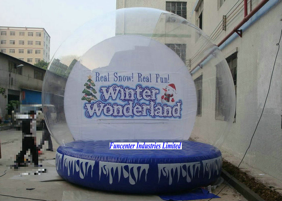 Diametro del globo gonfiabile della neve del paese delle meraviglie di inverno grande per gli spazi contenenti enormi