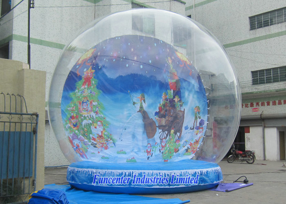 PVC durevole del globo gonfiabile della neve del contesto di festa per l'evento di promozione