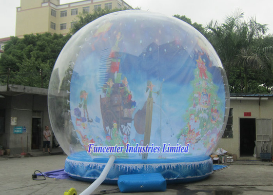 PVC durevole del globo gonfiabile della neve del contesto di festa per l'evento di promozione