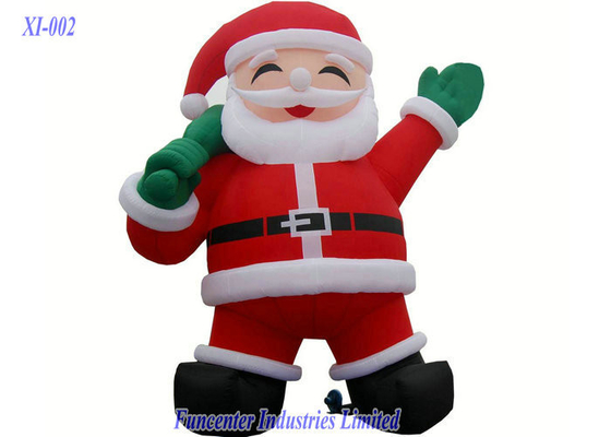 PVC il Babbo Natale gonfiabile rivestito, decorazioni gonfiabili di Natale a prova di fuoco