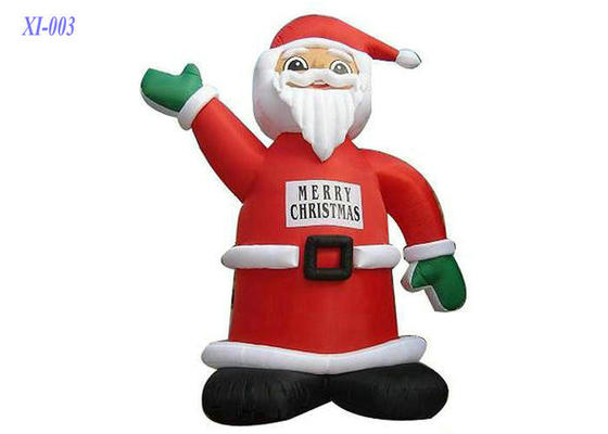 PVC il Babbo Natale gonfiabile rivestito, decorazioni gonfiabili di Natale a prova di fuoco