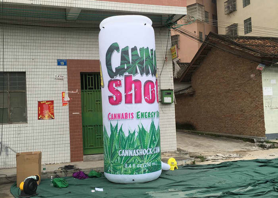 Segni gonfiabili di vendita di progettazione viva, bottiglia gonfiabile gigante per la promozione all'aperto