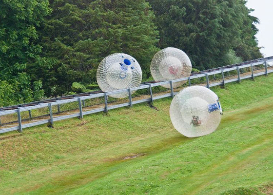 Tela cerata gonfiabile EN71 del PVC di Platone della palla del criceto saldata aria calda diplomata