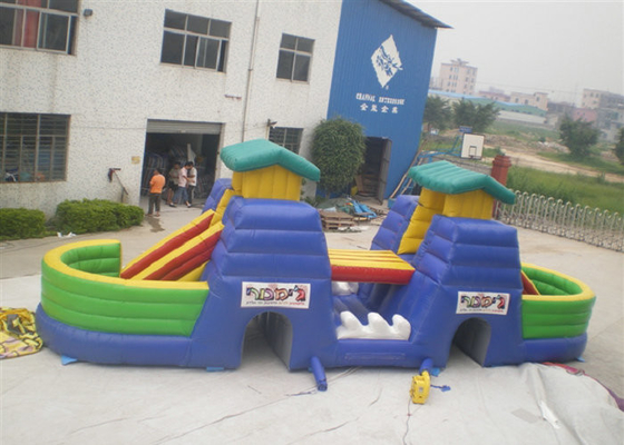 Bambini che giocano l'alto PVC di durevolezza di dimensione gonfiabile del parco di divertimenti 20x6m