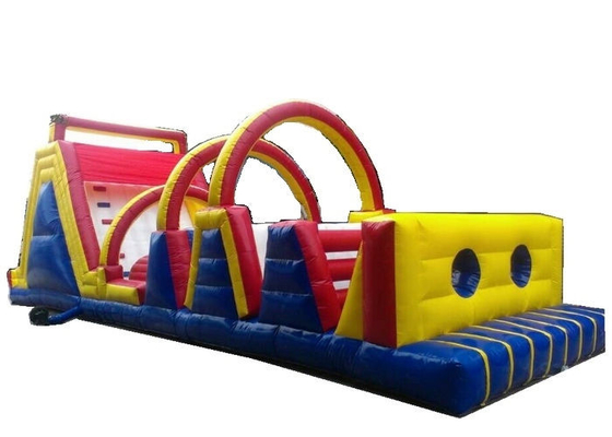Tela cerata sicura gonfiabile gigante su ordine del PVC di corsa ad ostacoli per i bambini rimbalzante