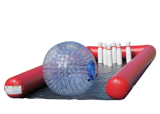 Il bene durevole gonfiabile dei giocattoli di sport della flessibilità eccellente Zippers il gioco gonfiabile di bowling