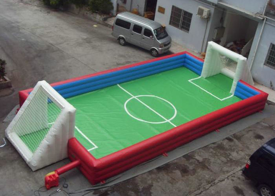 Campo da calcio all'aperto gonfiabile di esplosione di resistenza all'abrasione dei giocattoli di sport interattivi