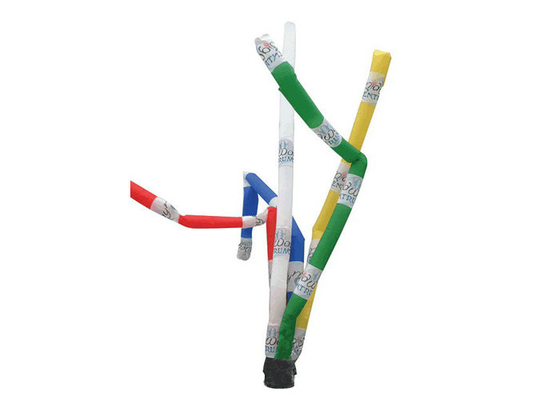 Colorato stampato annunciando i ballerini dell'aria, uomo d'ondeggiamento Eco di esplosione amichevole