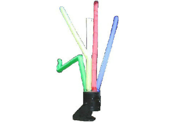 Colorato stampato annunciando i ballerini dell'aria, uomo d'ondeggiamento Eco di esplosione amichevole