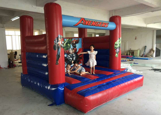 SGS d'inclusione ignifugo del castello rimbalzante dell'interno stampato superman approvato