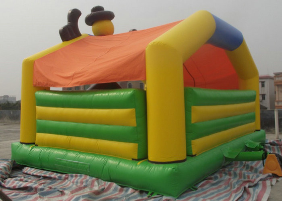 Tela cerata sicura BC-011 del PVC di Platone del castello rimbalzante gonfiabile dei caratteri del pagliaccio