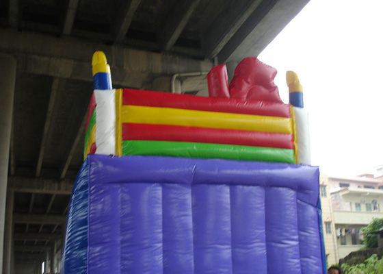 materiali del PVC di durevolezza dello scivolo gonfiabile commerciale di 6mx4m alti per i bambini