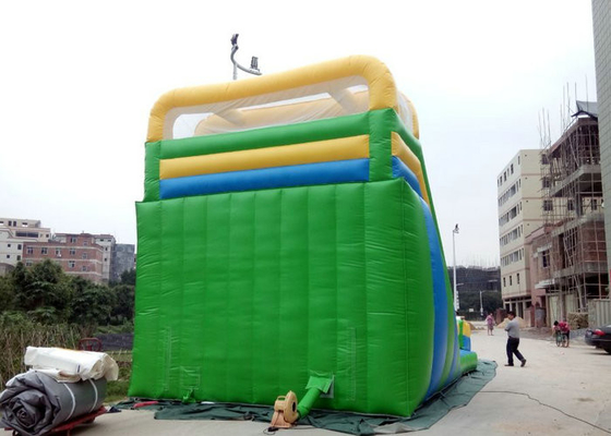 Materiali durevoli della tela cerata del PVC dello scivolo gonfiabile commerciale su ordinazione di colore