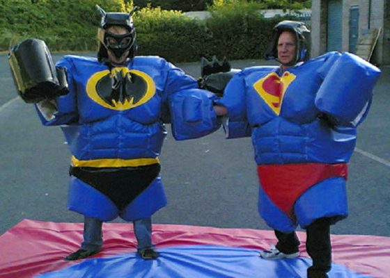 Strappo del costume del lottatore di sumo di aspetto di Batman resistente per gli sport all'aperto