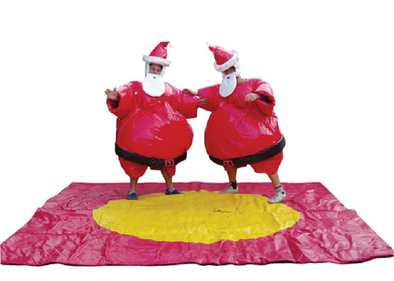 Vestiti di sumo di Santa di Natale, vestito di sumo di esplosione per i bambini/il gioco natale degli adulti