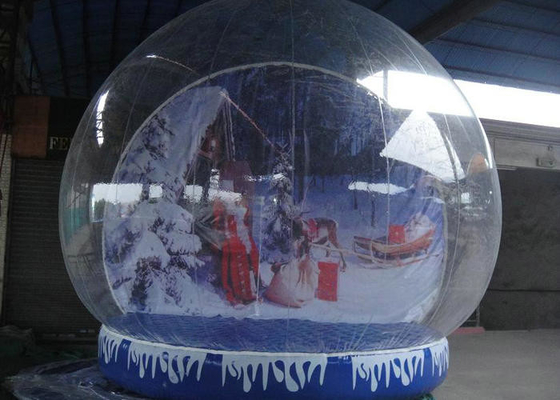 Base gonfiabile a forma di rotonda della tela cerata di Platone del globo della neve per la decorazione costante