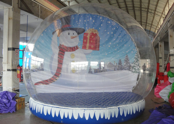Globi gonfiabile della neve del contesto di Natale diametro di 5m - di 3m per la pubblicità di festa
