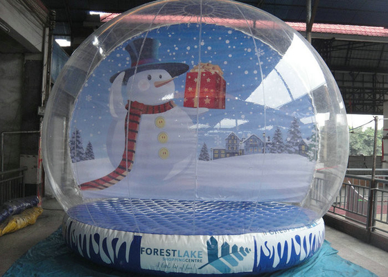 Globi gonfiabile della neve del contesto di Natale diametro di 5m - di 3m per la pubblicità di festa