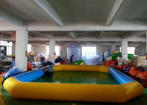 Piscine facili del quadrato di messa in opera, stagno gonfiabile della famiglia con il forte filo