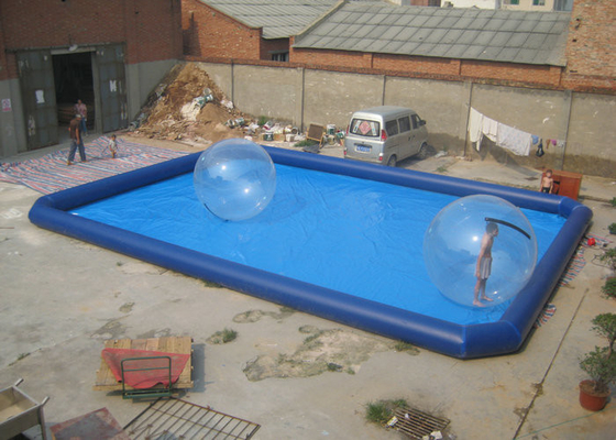 Dimensione delle piscine 10mx8m di esplosione della tela cerata colorata miscela per il parco di divertimenti