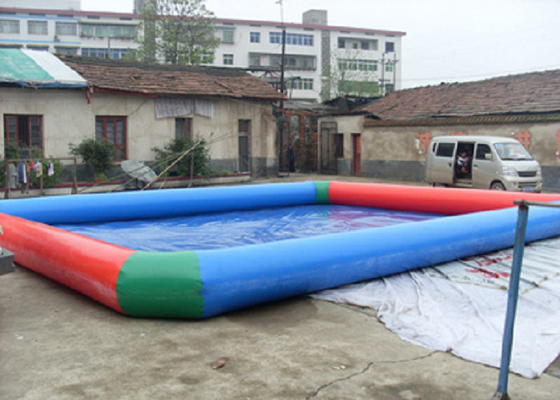 Dimensione delle piscine 10mx8m di esplosione della tela cerata colorata miscela per il parco di divertimenti
