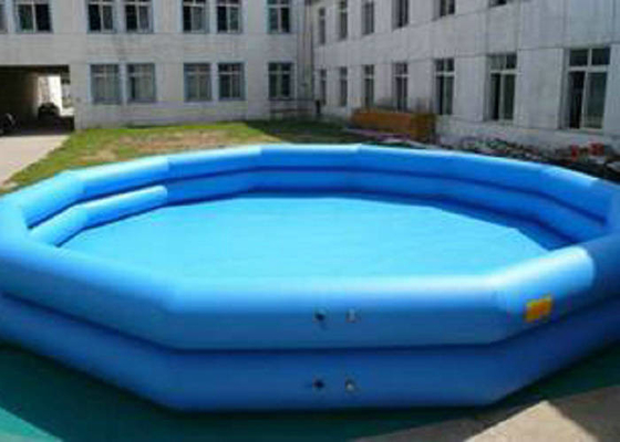 Doppio materiali della tela cerata di Platone stampati della piscina della metropolitana blu gonfiabile