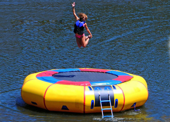 Trampolino gonfiabile Eco dell'acqua di stampa su ordinazione amichevole per il parco dell'acqua