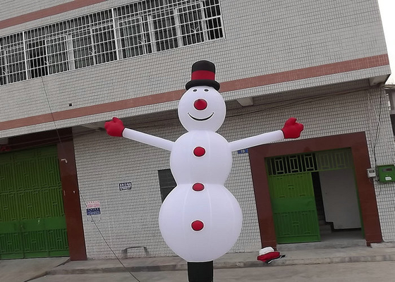 Dimensione su misura decorazioni gonfiabili di festa di aspetto del pupazzo di neve per la promozione