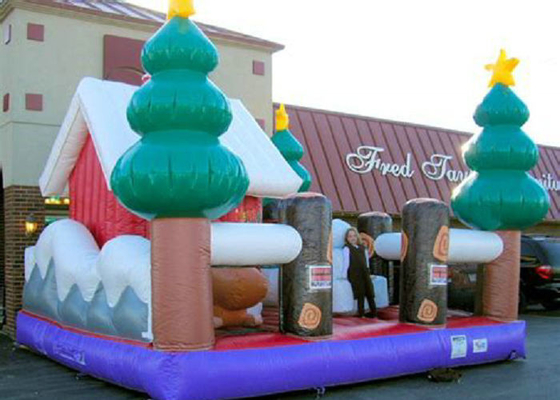 Cassaforte gonfiabile delle decorazioni di festa del parco di divertimenti abbastanza per il Natale