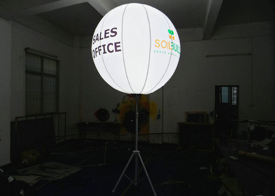 Il colore bianco accende i palloni, diametro gonfiabile della decorazione 1.5m di illuminazione