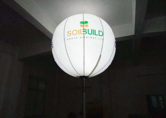 Il colore bianco accende i palloni, diametro gonfiabile della decorazione 1.5m di illuminazione
