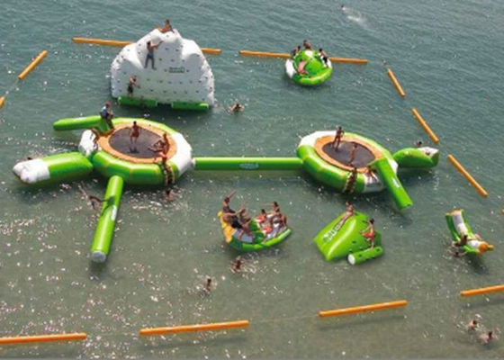 Cassaforte senza piombo combinata del parco gonfiabile dell'acqua di progettazione per il gioco dei bambini