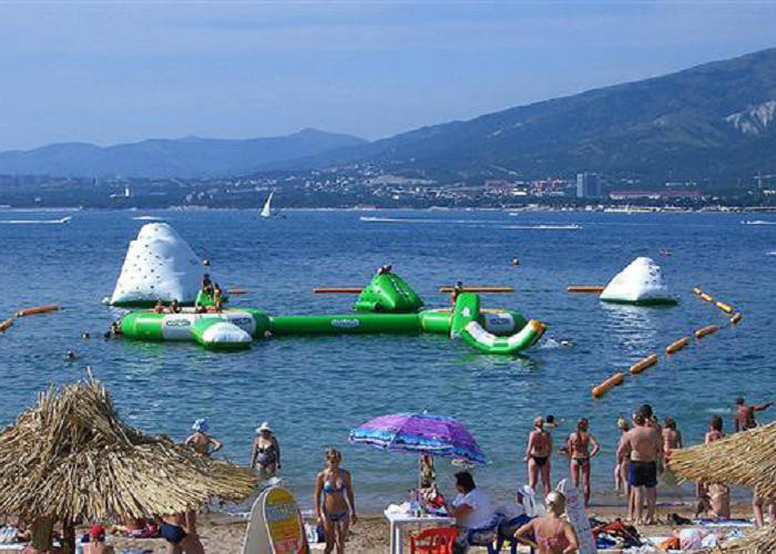 Parco di galleggiamento gonfiabile dell'acqua dei giochi divertenti dell'acqua per gli adulti ed i bambini WK-004